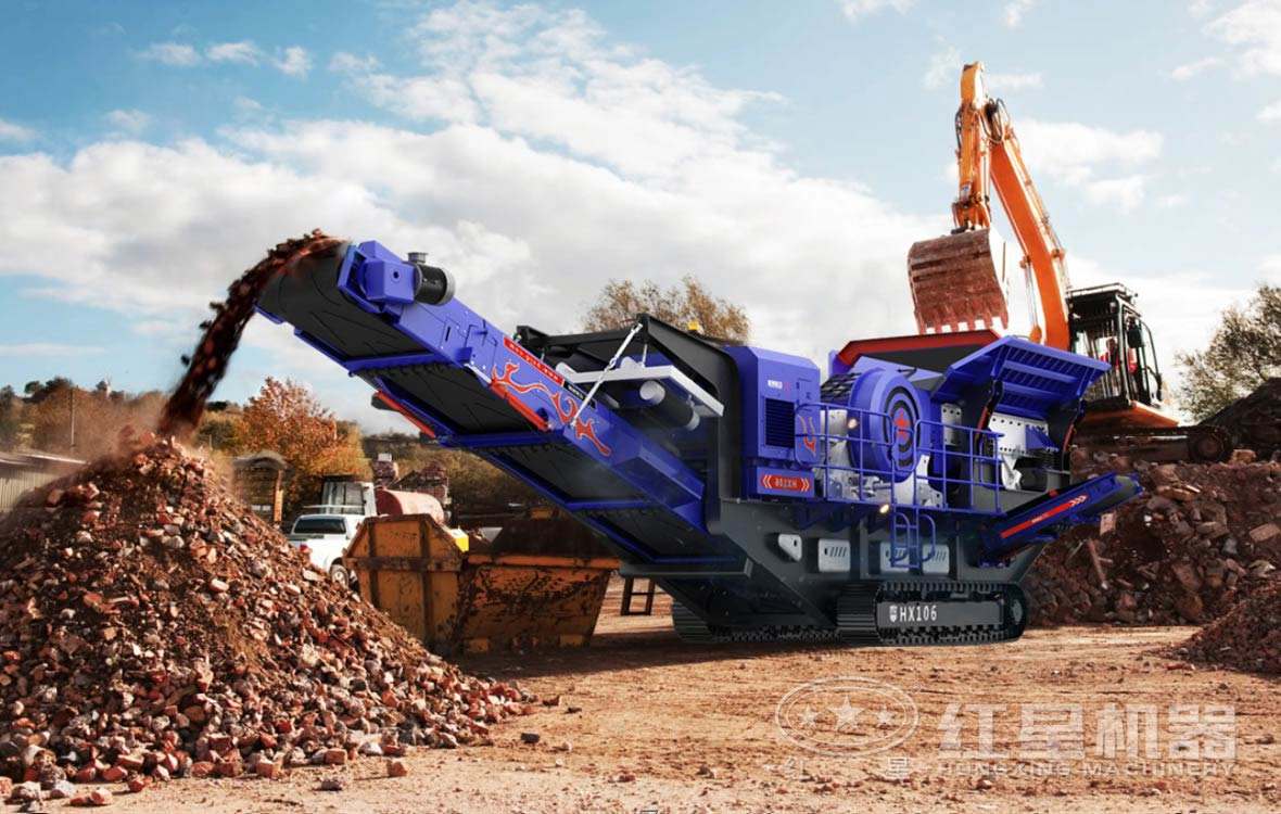 150t/h履帶移動破碎站生產線