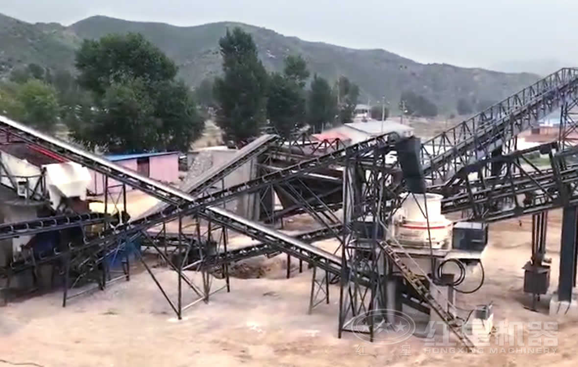 100t/h河卵石制砂生產線